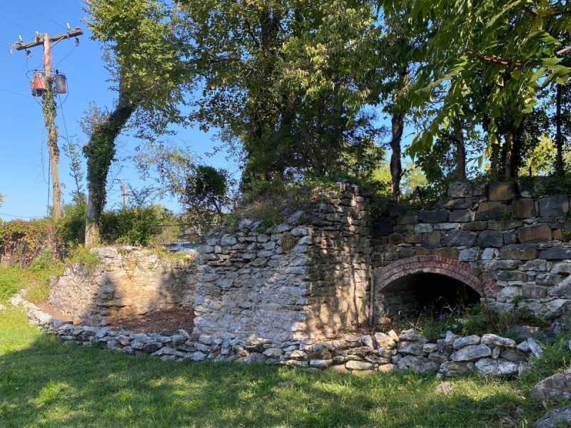 Ruins like an old lime factory can be seen along the W&OD Trail in Leesburg, VA