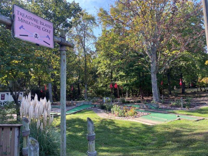 Miniature golf course at Pohick Bay Regional Park in Northern Virginia.