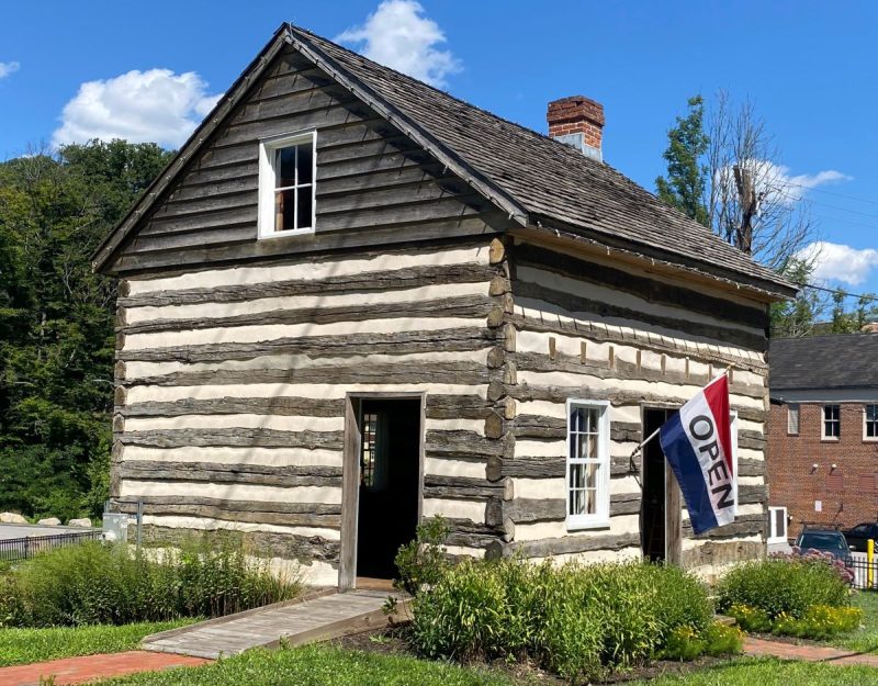 Thomas Isaac Log Cabin dates back to 1780.