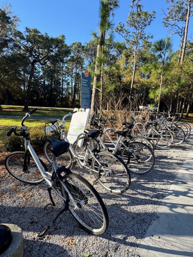 Bicycle Share Station at Gulf State Park.