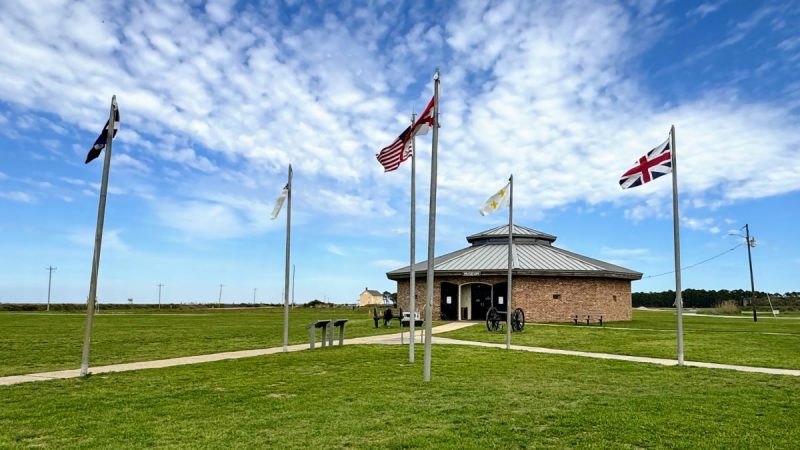 Military history museum at Fort Morgan Alabama.