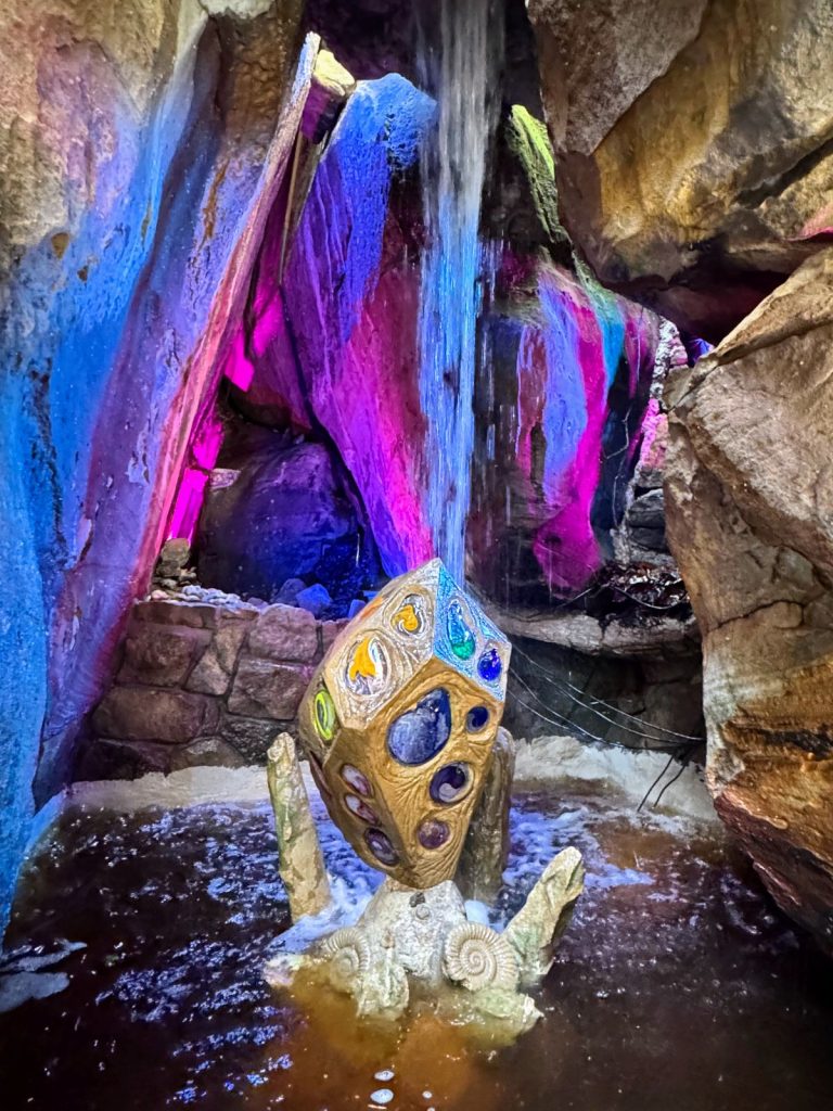 In the Hall of the Mountain King (where the music does play) at Rock City.