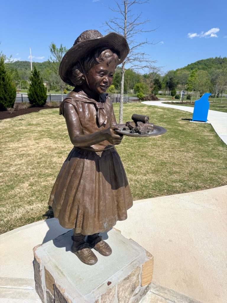 Bronze Statue of Little Debbie in TN.