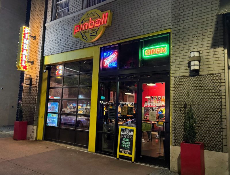 Entrance to the Classic Arcade Pinball Museum.