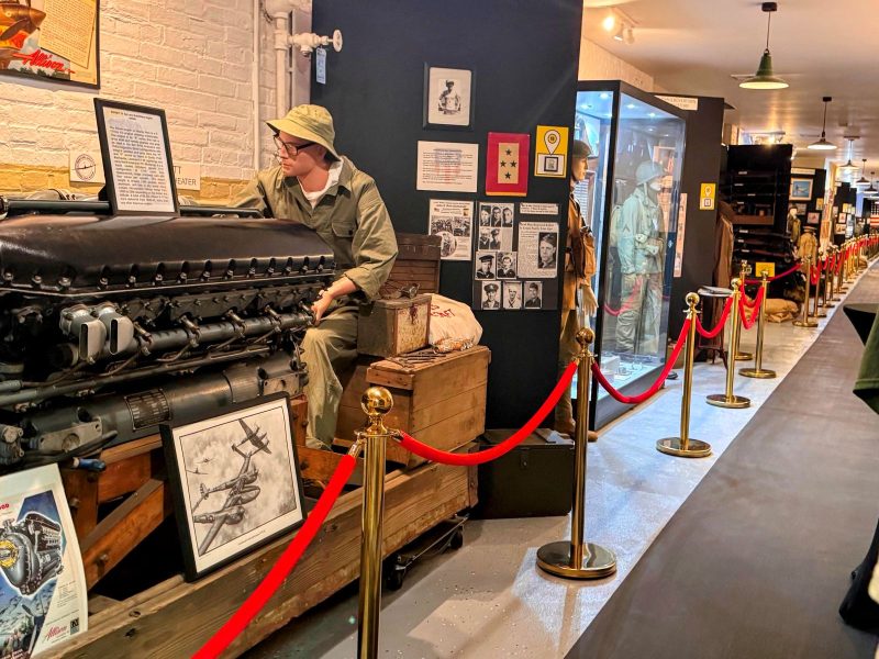Other exhibits at the Spaatz Museum in Boyertown.