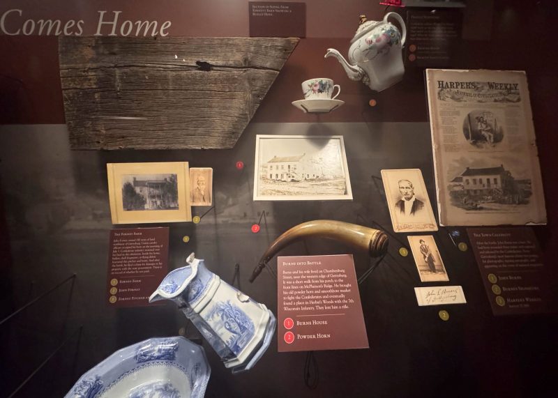Exhibit at the Gettysburg Military Museum shows how regular people were impacted by war.