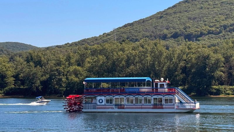 A paddlewheel boat on the Susquehanna, one of many things to do in Williamsport PA.