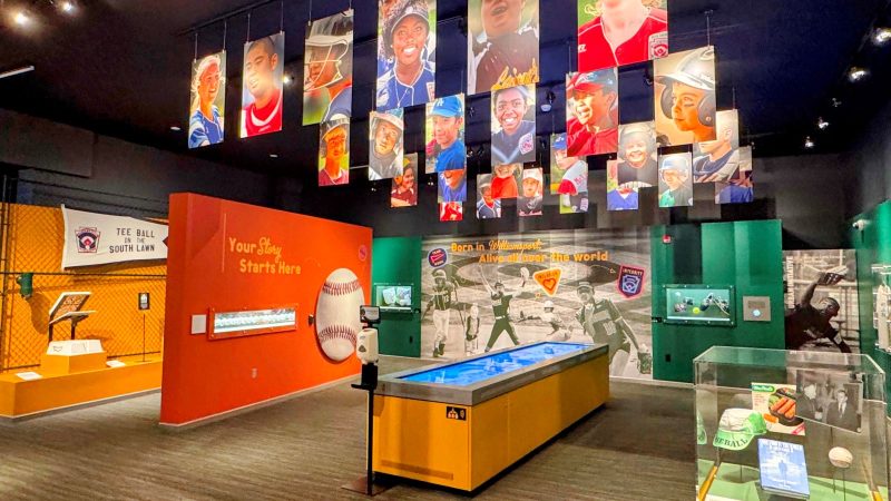 Exhibit at the World of Little League Museum.